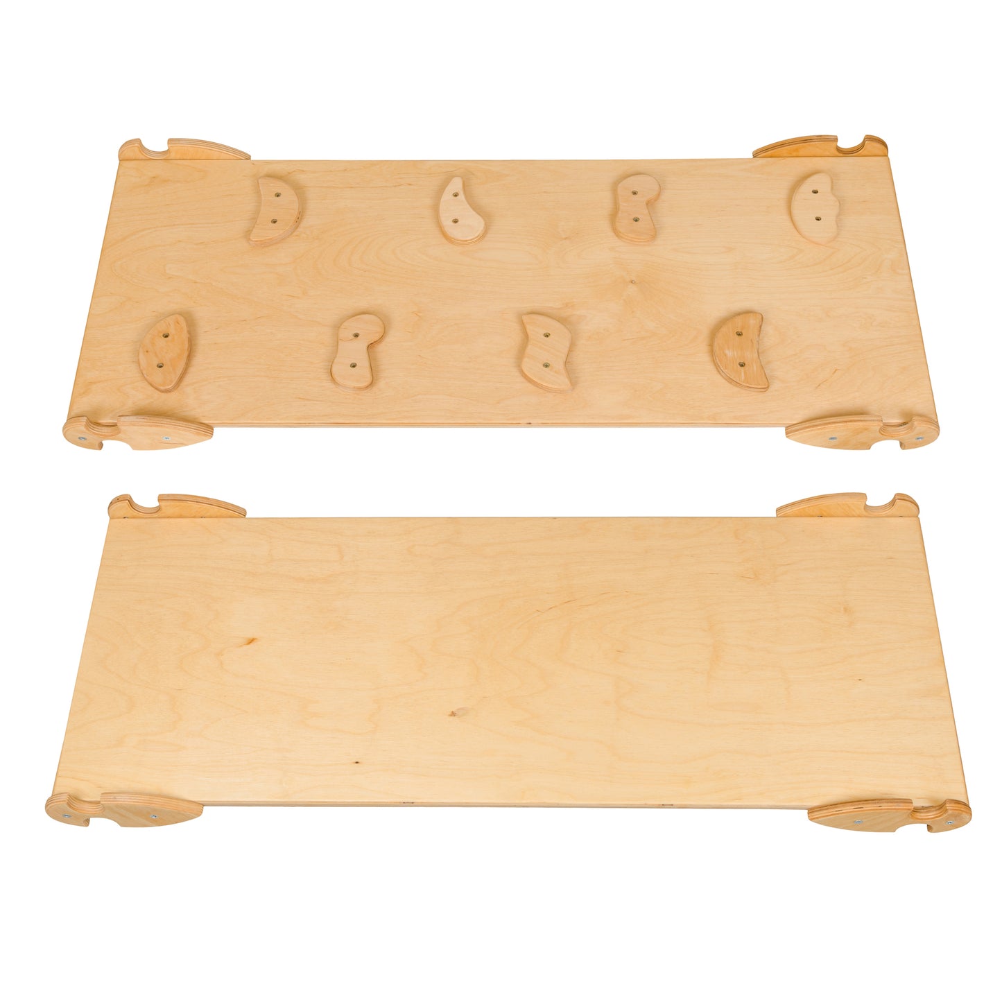 Montessori Indoor Climbing Set (Arch+Ramp+Board)Wood Large