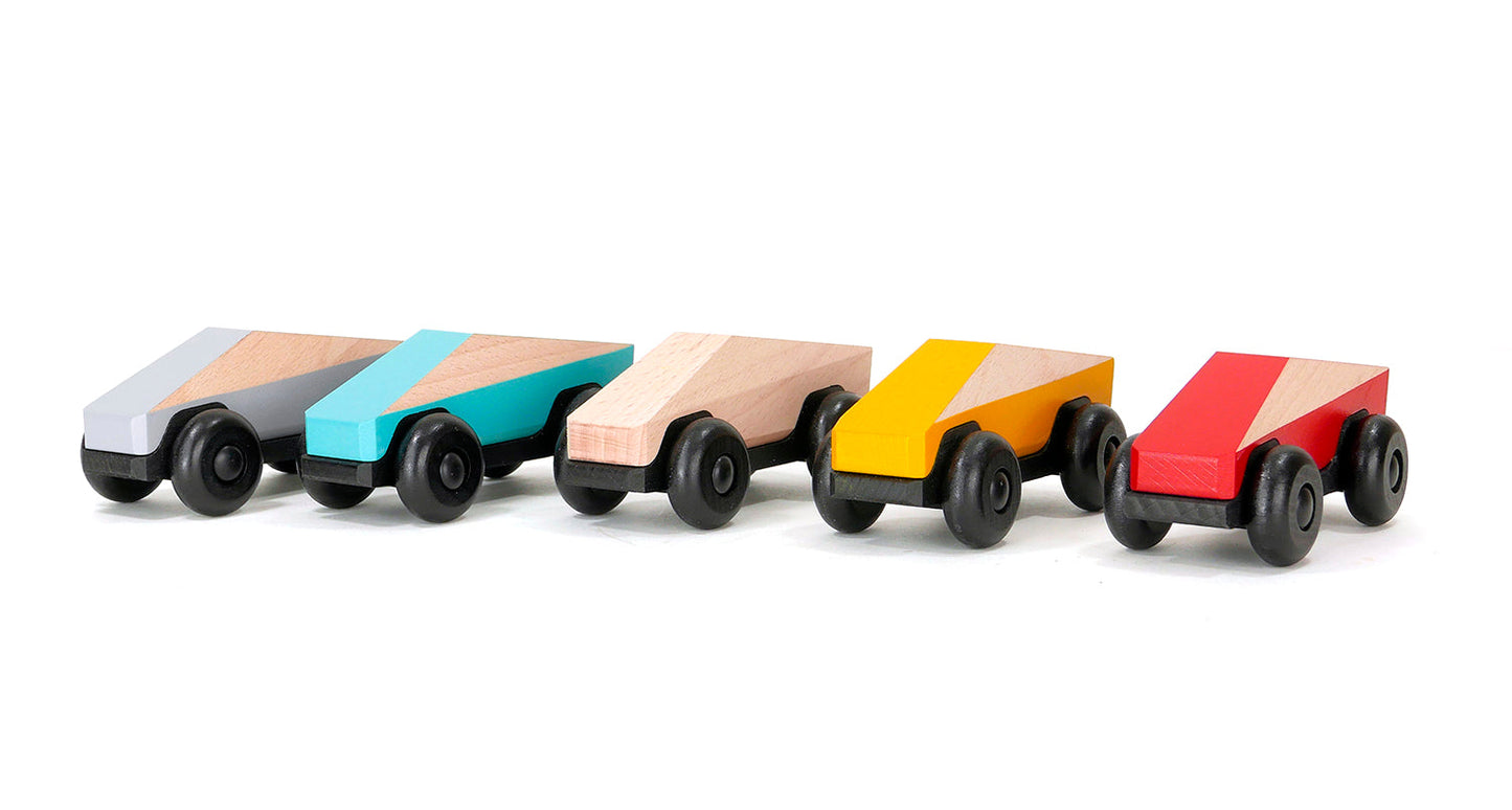 49710 Cestovné auto budúcnosti - prírodná farba dreva