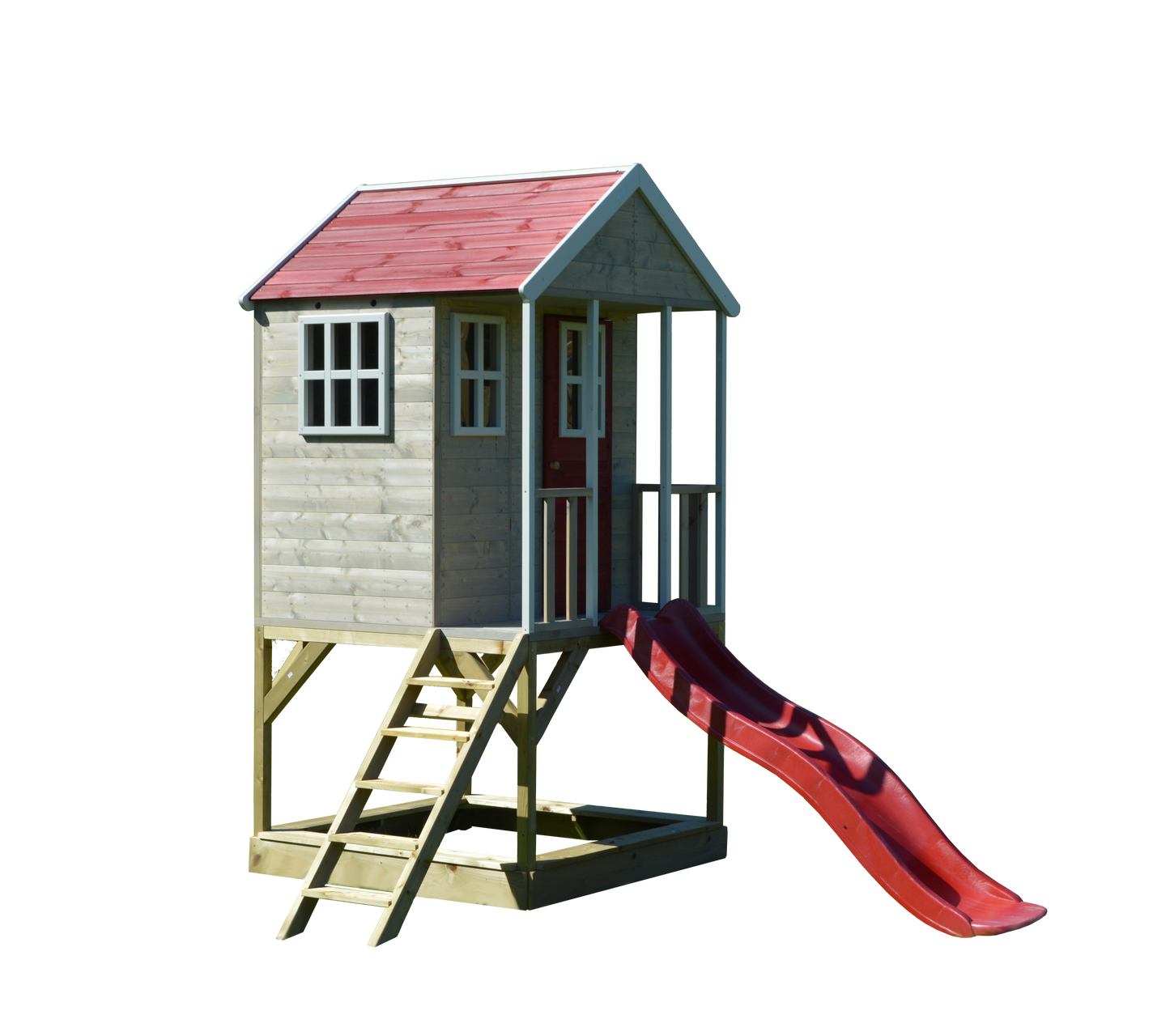 M8R Garden playhouse with slide (Nordic Adventure)