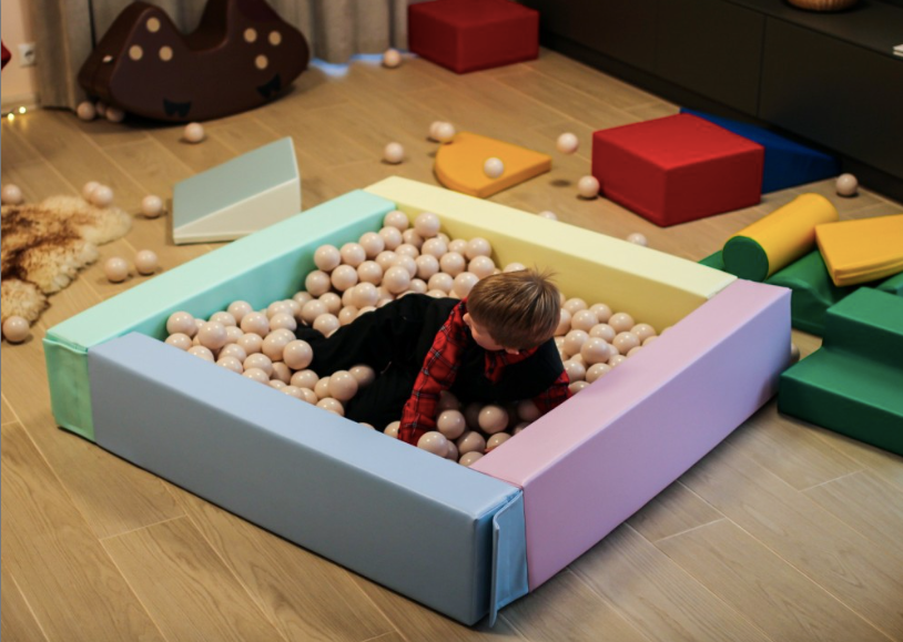 Soft Play Ball Pit (#6, pastell colours)