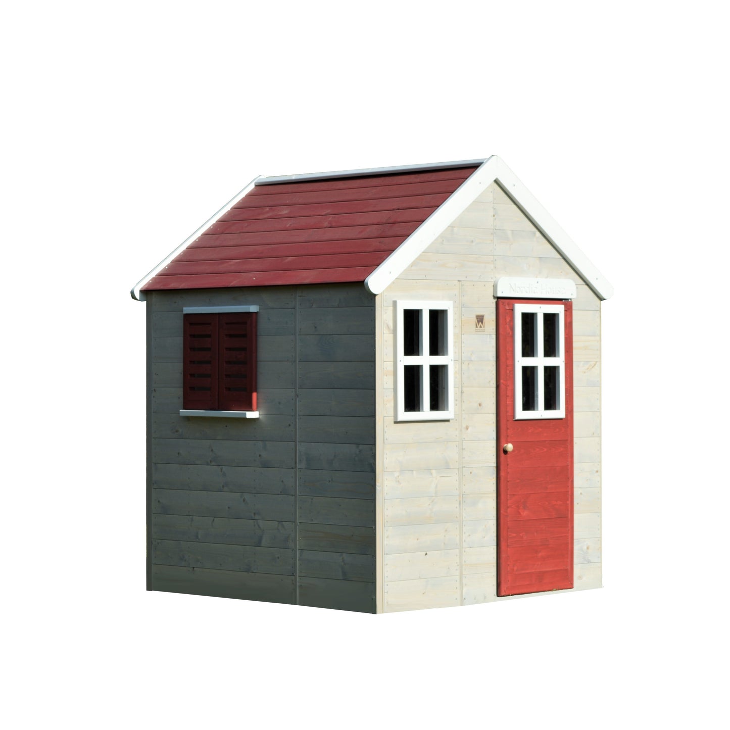 M18R Záhradný domček na hranie - červený - My Lodge