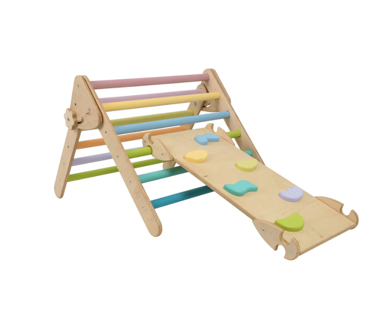 Climber Pikler Triangle Set (Triangle+Ramp) Bright Mini