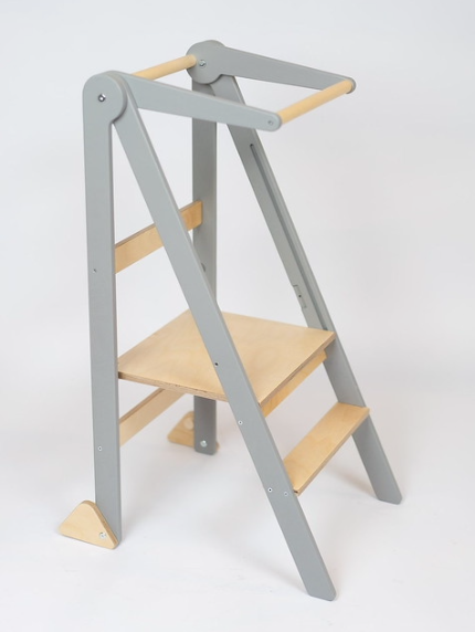 Foldable helper tower - grey
